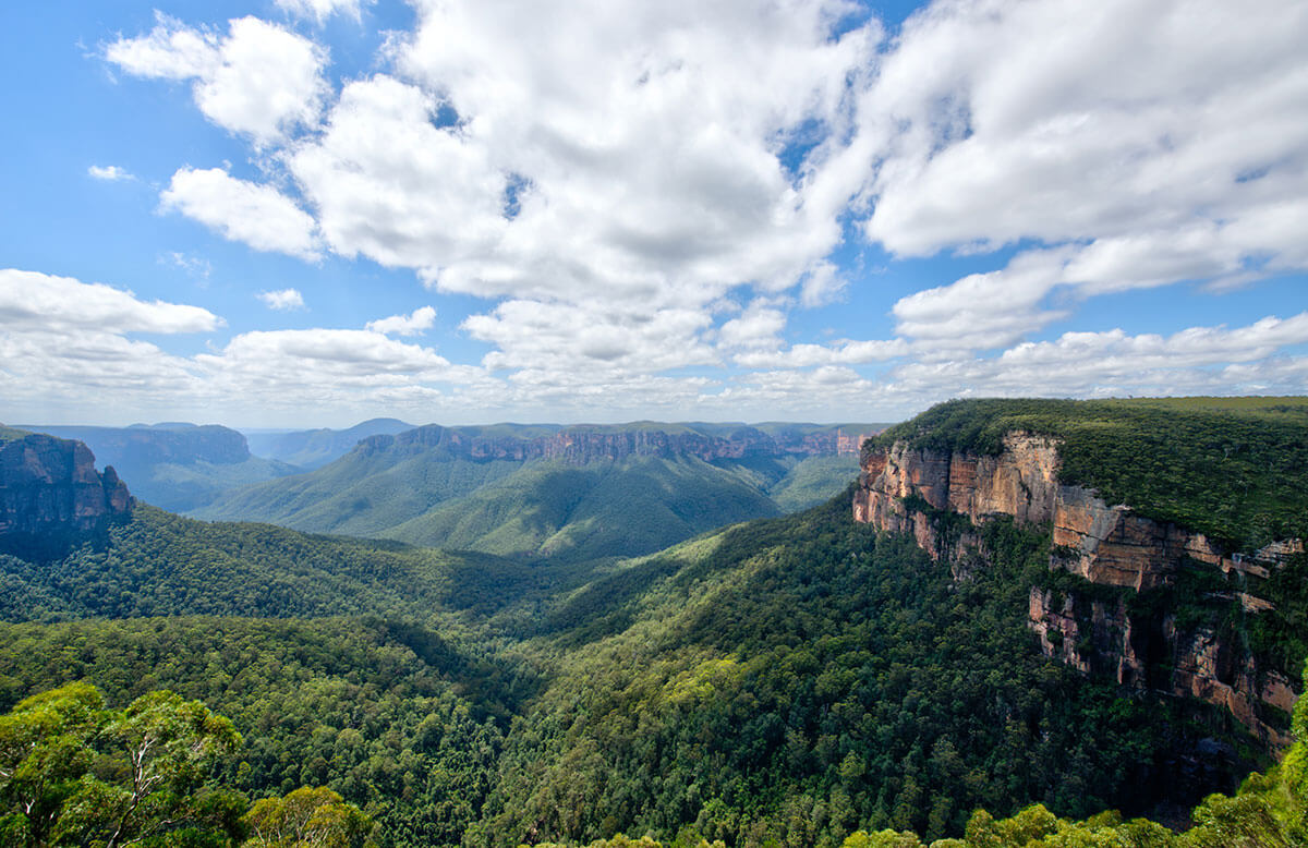 One of the best lookouts in the Blue Mountains, Evans Lookout, Blackheath, Australia