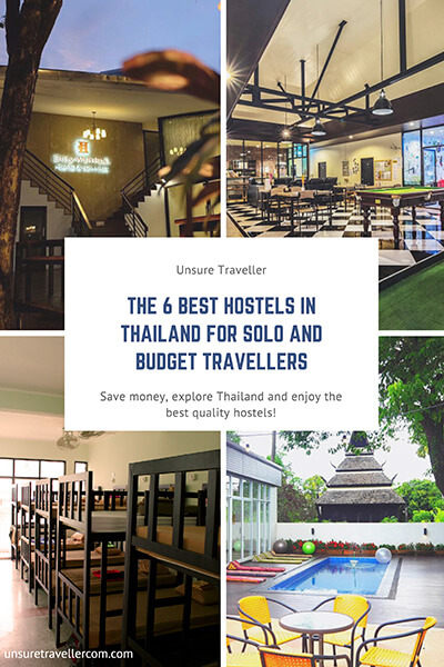 Best hostels in Thailand for solo and budget traveller Pinterest Pin