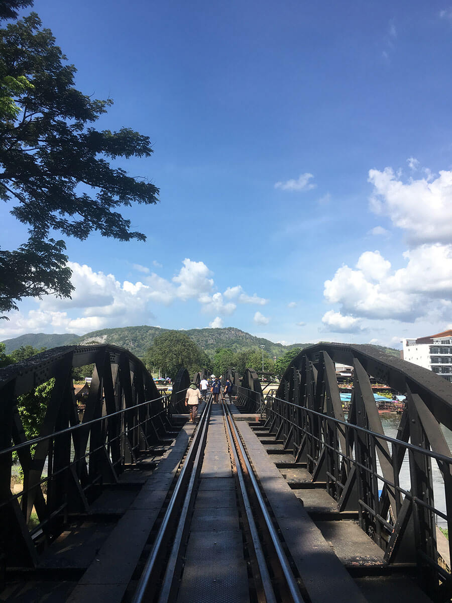 The bridge on the river Kwai- Kanchanaburi - Thailand