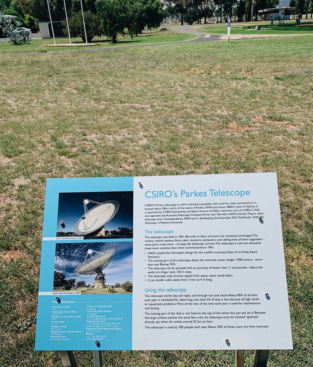 travel-guide-to-parkes the dish radiotelescope info